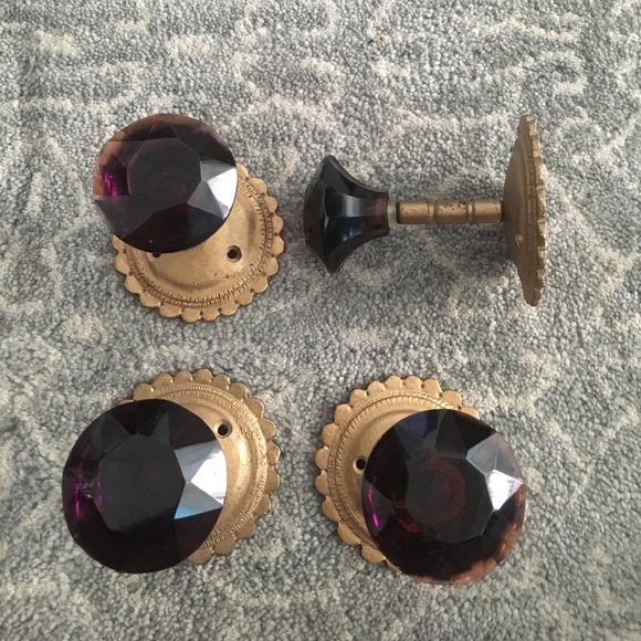 Anthropologie Accents Bundle Of 4 Crystal Curtain Tiebacks